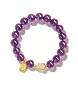 High End Natural Amethyst Lucky Bracelet