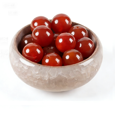 Natural Red Agate Beads