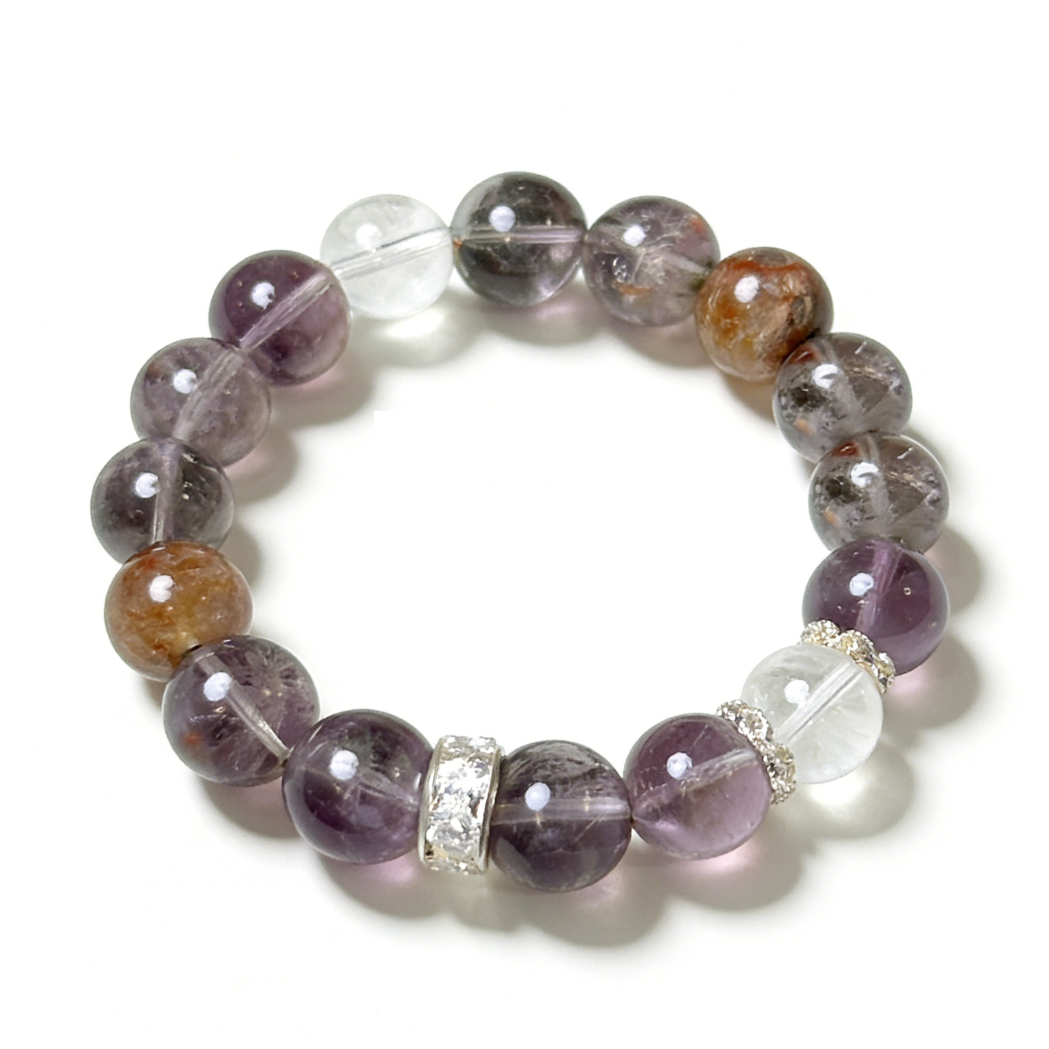 elegant natural crystal bracelet